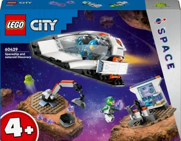 LEGO City ruimteschip en ontdekking van asteroïde