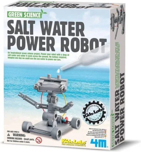 4M Kidzlabs Salt Water Power Robot