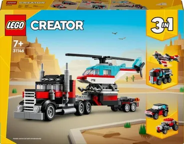 LEGO Creator 3 in 1 truck met helikopter
