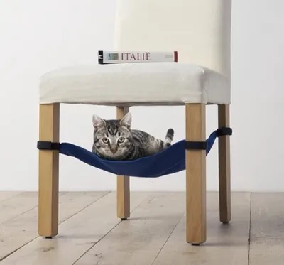 Kattenhangmat voor onder stoel