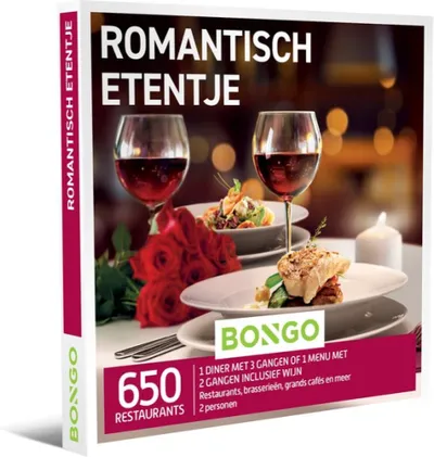 Bongo Bon - Romantisch Etentje Cadeaubon