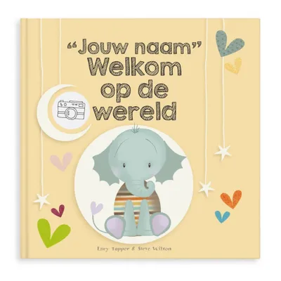 Babyboek met naam - Welkom op de wereld
